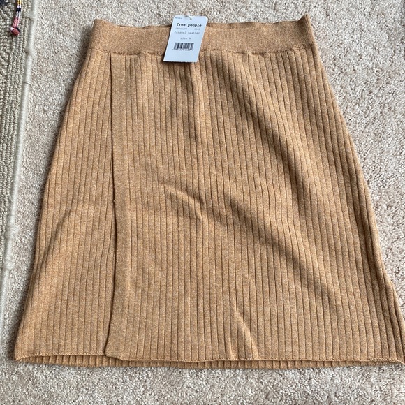 Free People Caramel Heather Skirt - Picture 1 of 2